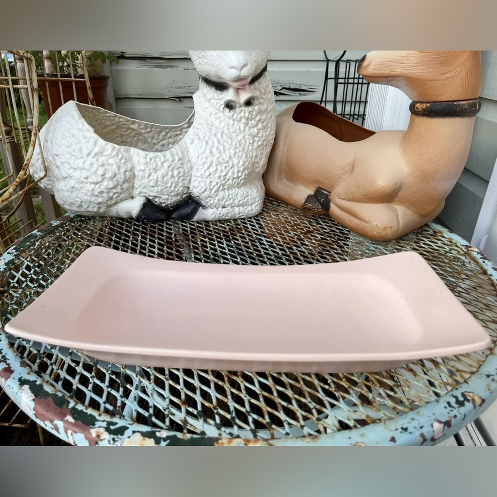 Hyalyn Pottery Tray Serving Platter Rectangle 343 Mid Century Modern Vintage 60s